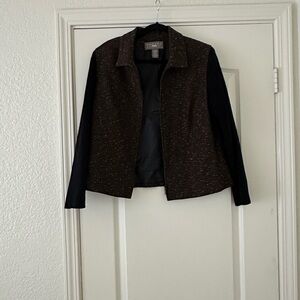 Norton McNaughton Black and Brown Blazer